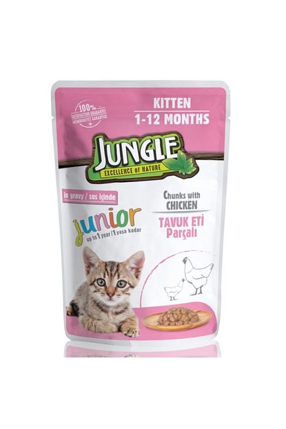 Pouch Tavuklu Yavru Kedi Maması 100 Gr X 24 Adet