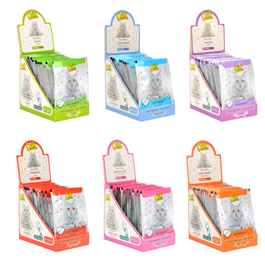 QUIK Koku Giderici Pudralı 25 gr - 15 Adet