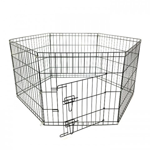 Katlanır Tel Köpek Çiti 107*61 cm-8 Panel