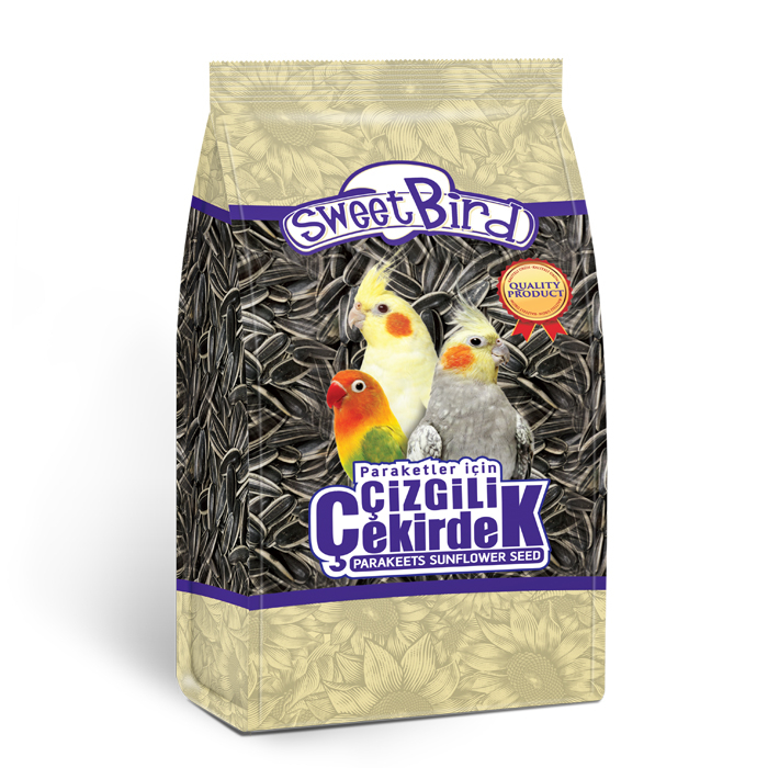 Sweet Bird Çizgili Paraket Çekirdeği 500 gr 12 Adet.