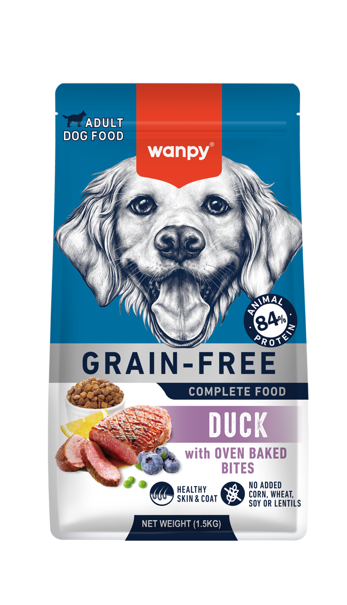 Wanpy Tahılsız Ördekli Yetişkin Köpek Maması 1,5 kg